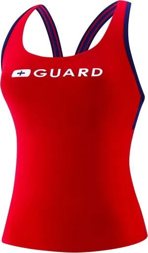 Speedo Women's Guard Swimsuit Tankini Top Endurance
