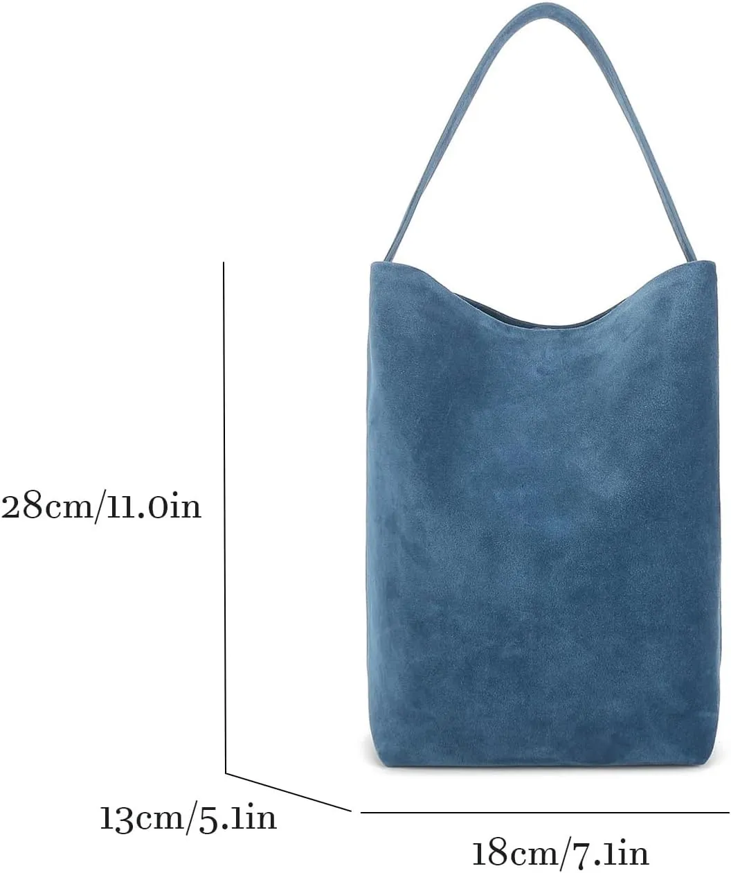 Suede Leather Bucket Bag,Top Handle Handbags