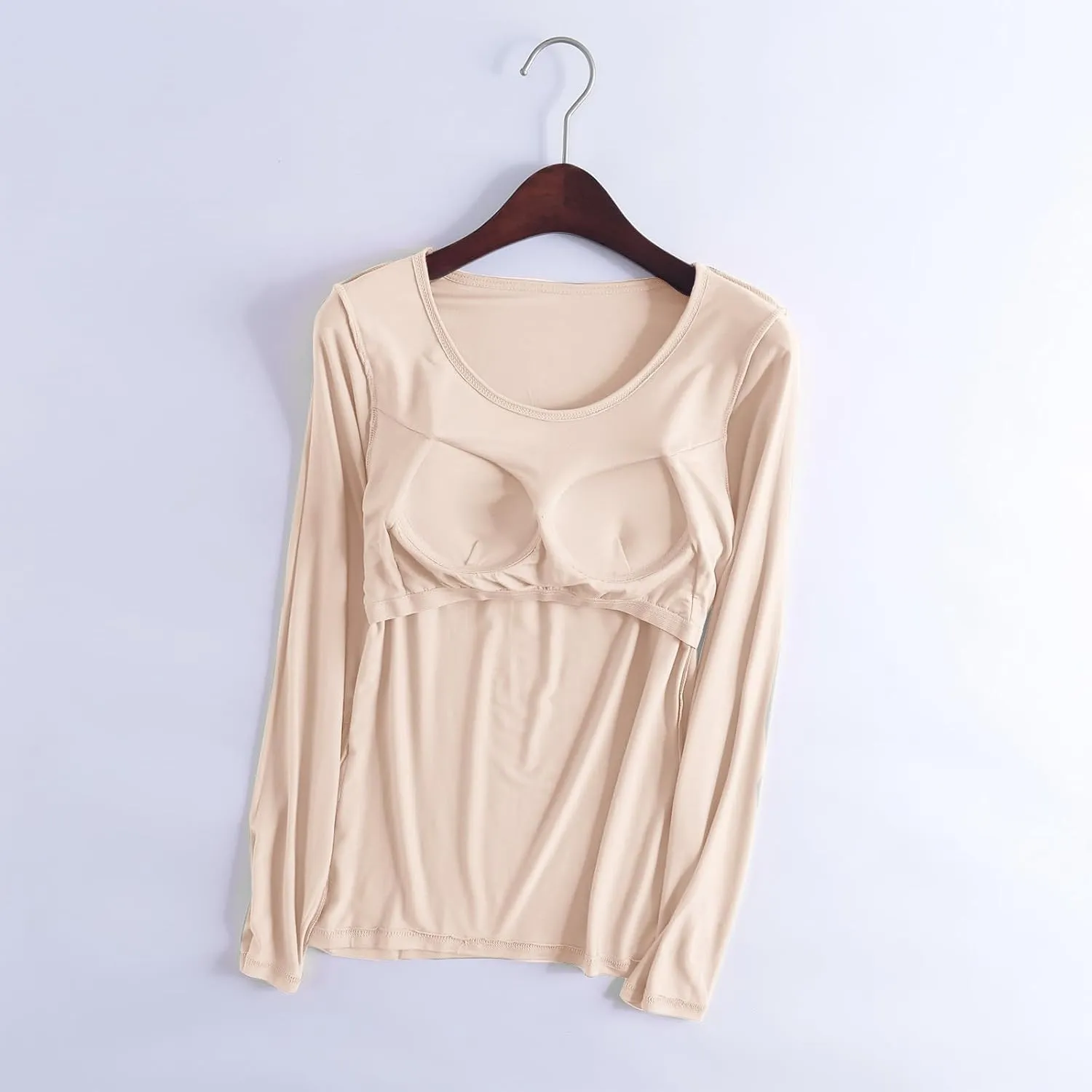 Tank Top with Built in Bra Cup Women Casual Wide Strap Sleevless Padded Layer Camisole Active Yoga Top Athletic Shirt