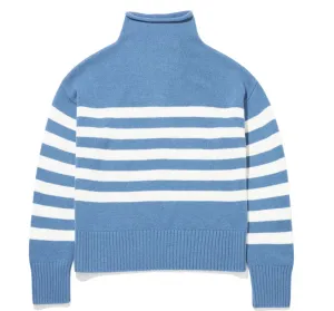 The Lucca ~ French Blue/Cream