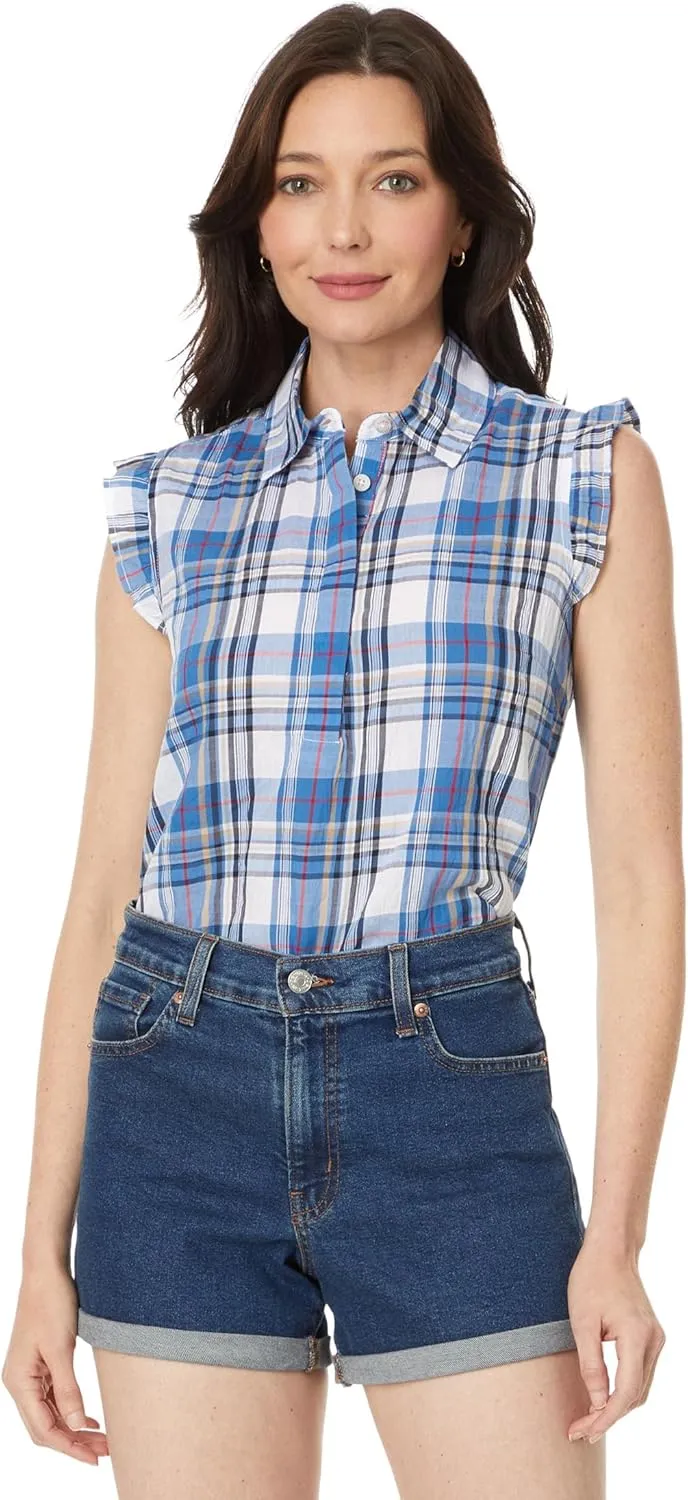 Tommy Hilfiger Women's Sleeveless Dot Popover Top
