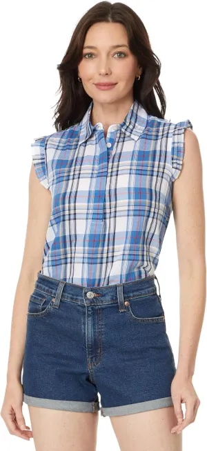 Tommy Hilfiger Women's Sleeveless Dot Popover Top