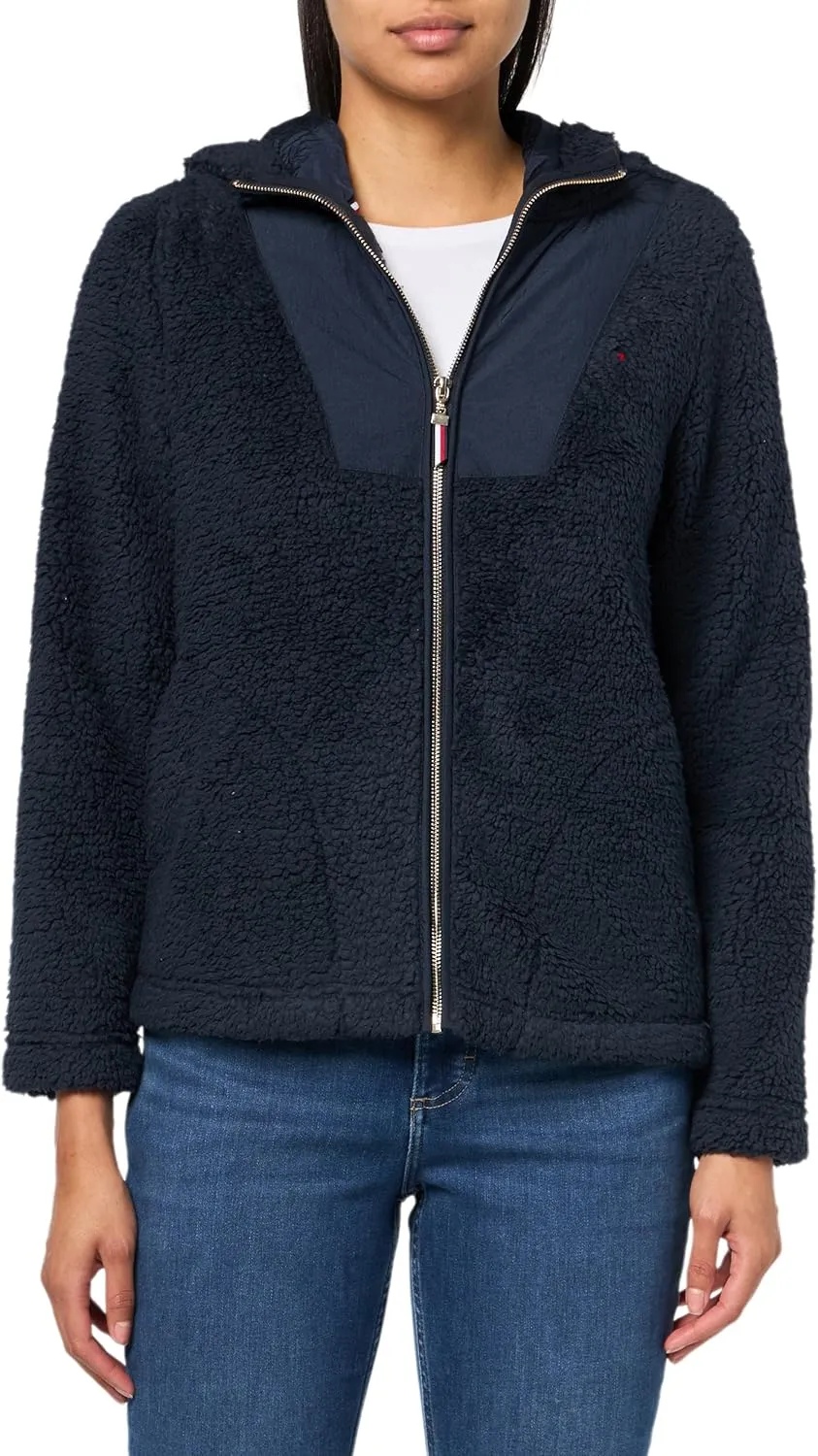 Tommy Hilfiger Women's Sportswear Roll Tab Top
