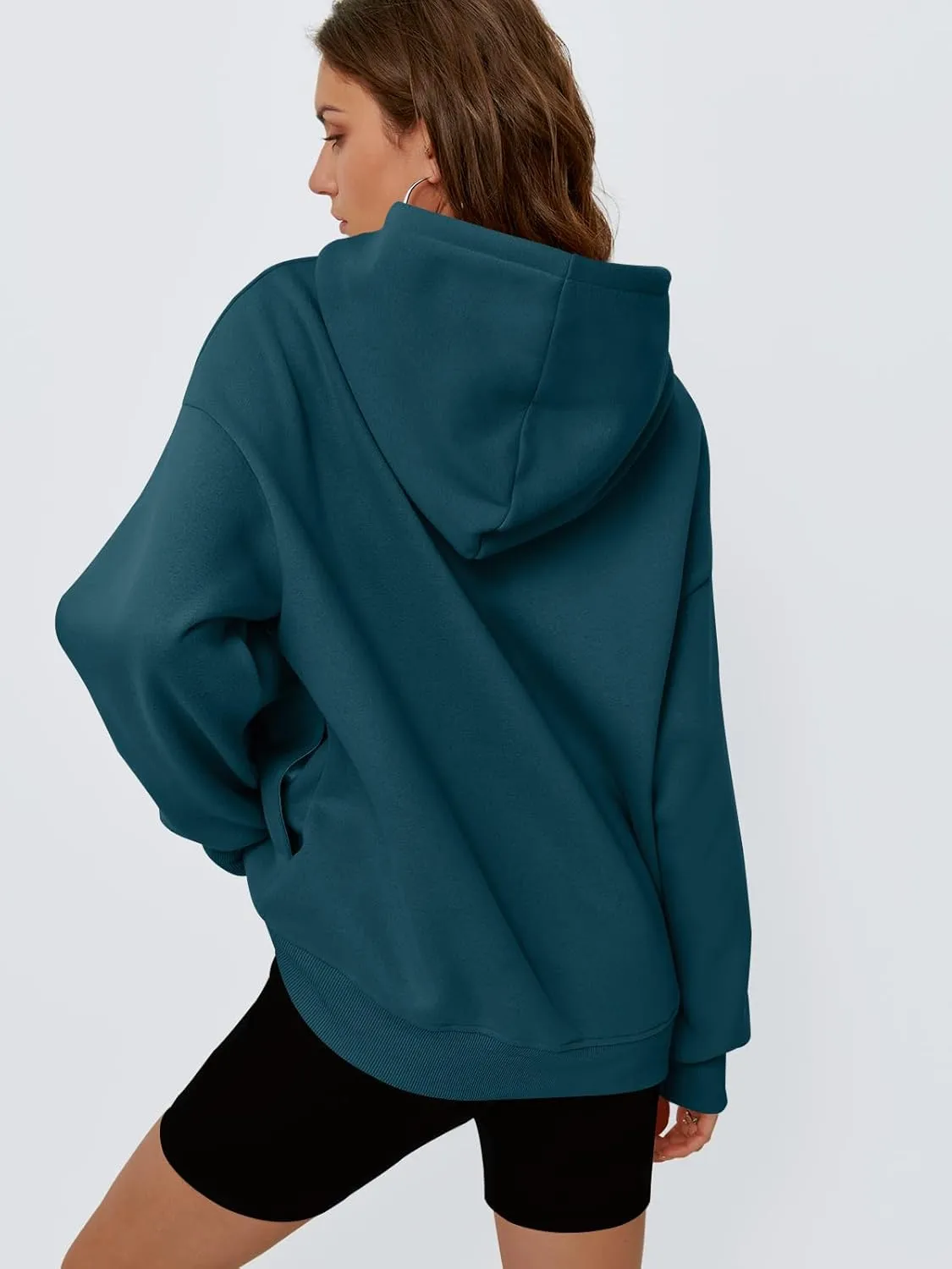 Trendy Queen Womens Oversized Hoodies Fleece Hooded Sweatshirts Casual Pullover Fall Winter Outfits Long Sleeve Tops 2025