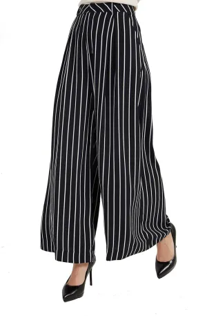 Tronjori Women High Waist Casual Wide Leg Long Palazzo Pants Trousers Regular Size
