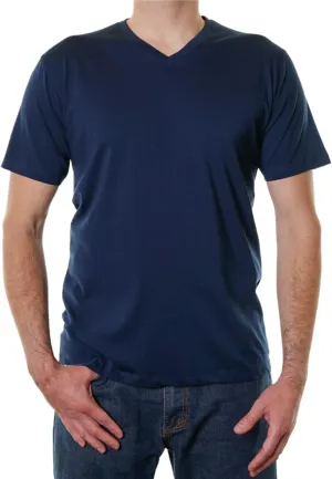 V-Neck 100% Certified Organic Cotton, Soft T-Shirts for Men
