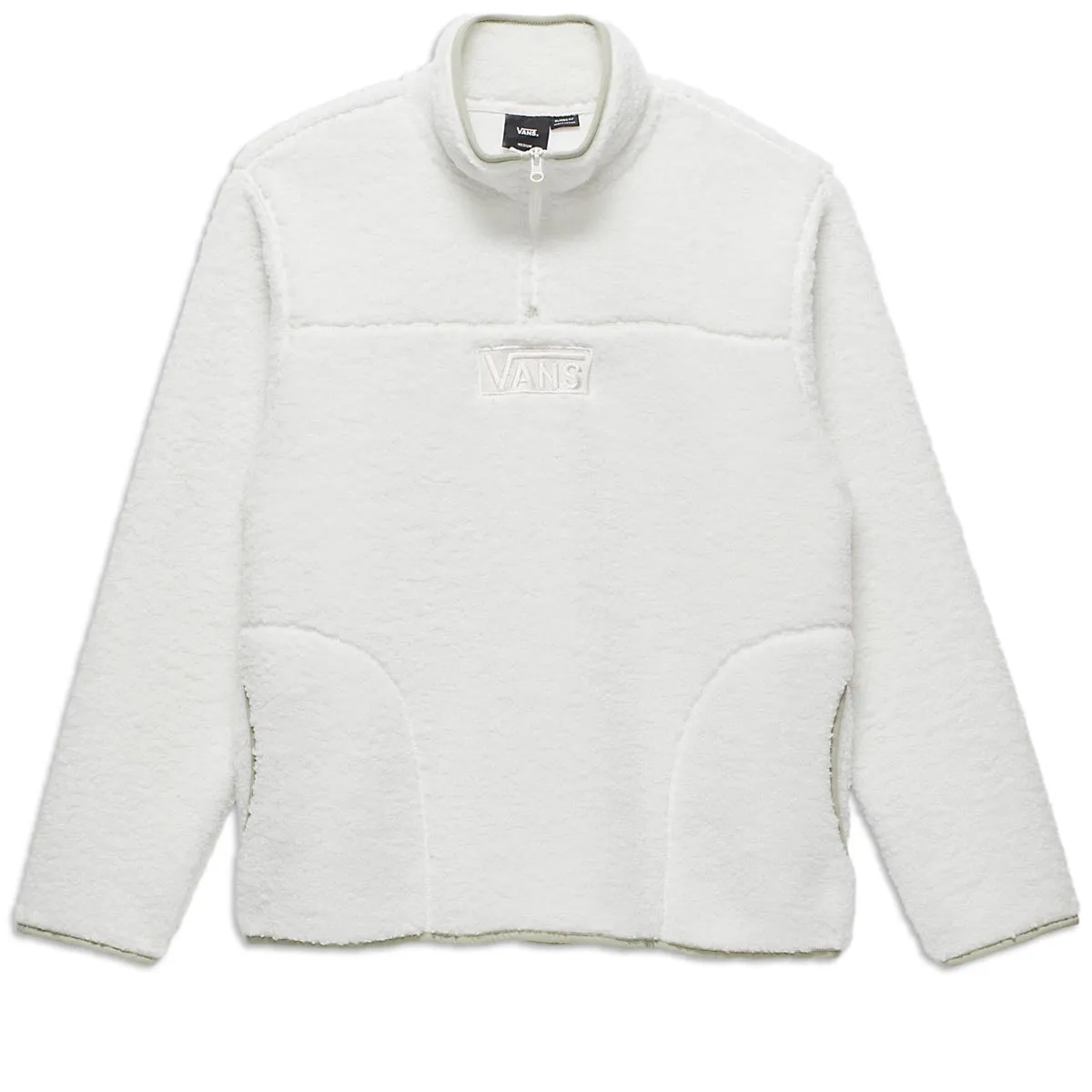 Vans Boxed Sherpa Quarter Zip Sweatshirt - Marshmallow
