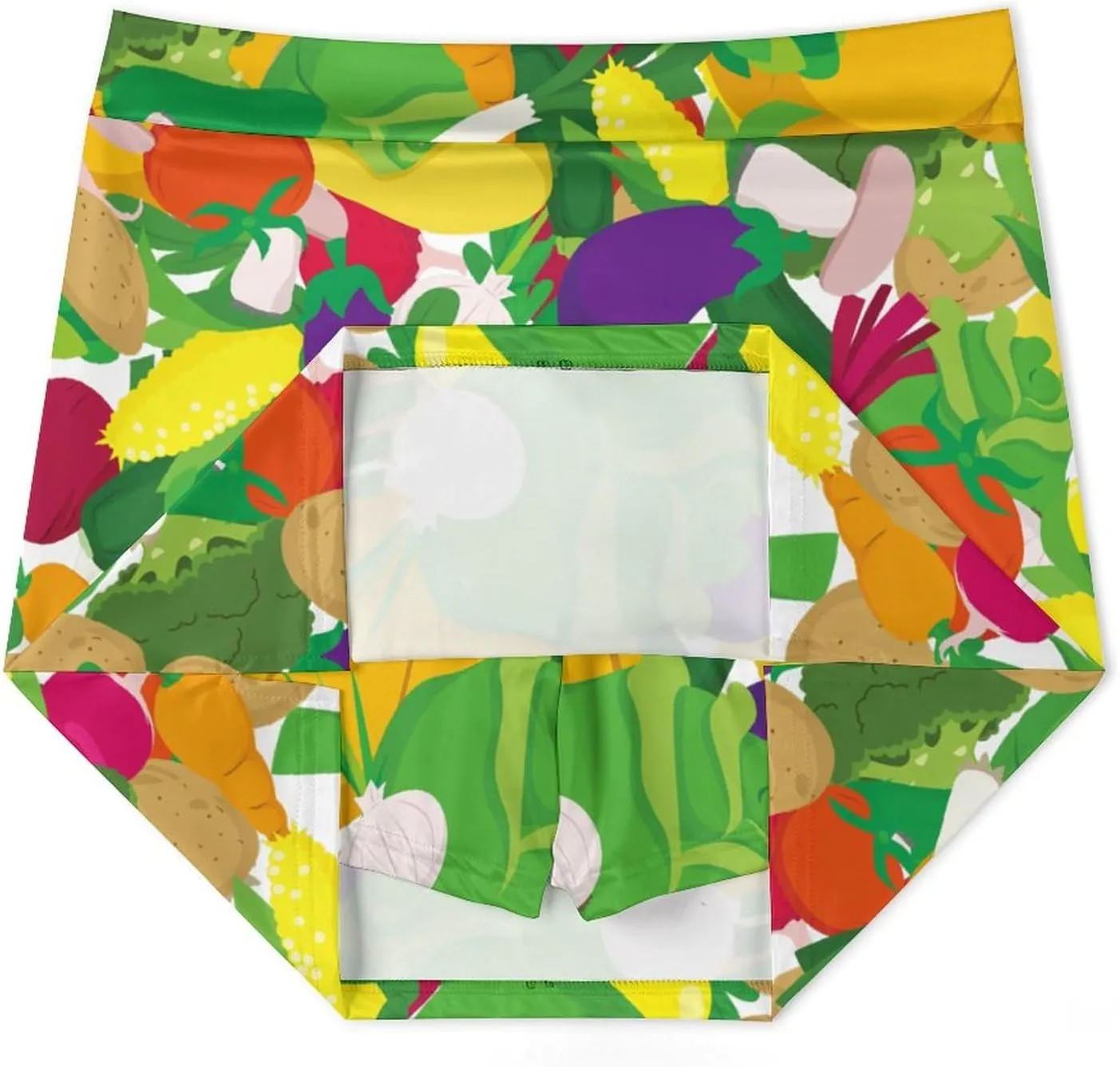 Vegetable Pattern Women's Mini Tennis Skirt with Shorts Underneath Athletic Workout Cute Skorts