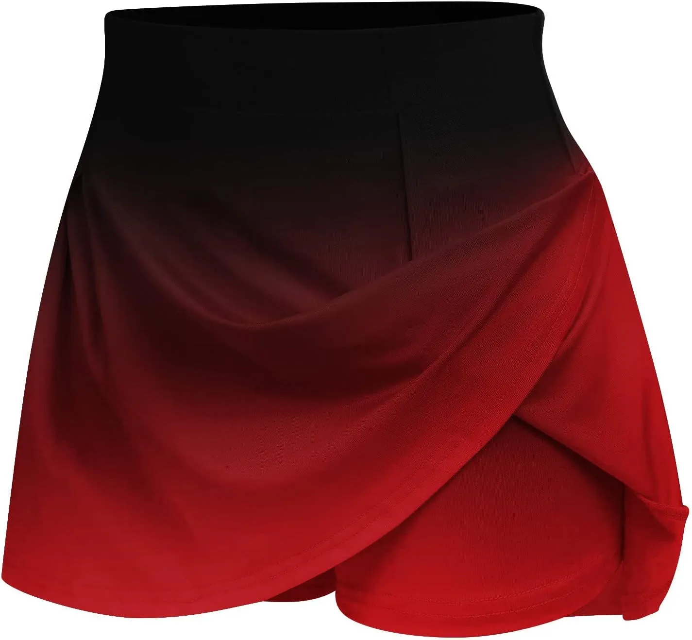 Women's 2-in-1 Double Layer Shorts Skirt Shorts Skort Tennis Skirt with Shorts Beach Flowy Pleated Golf Skorts Skirts