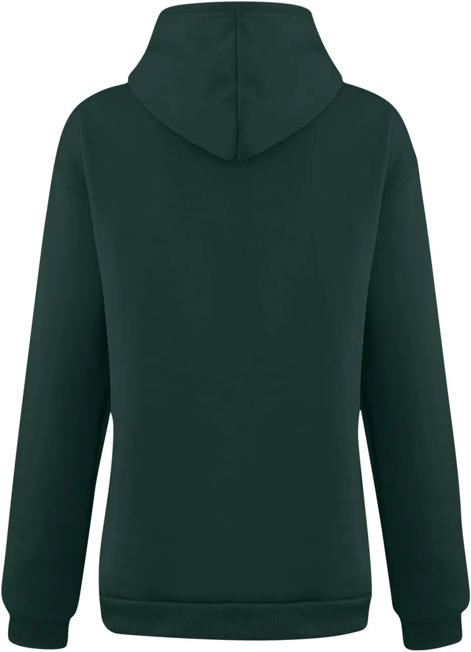 Womens Cute Hoodies Casual Plus Size Pullover Solid Color Basics Clothing Fashion Preppy Clothes Fall Outfits