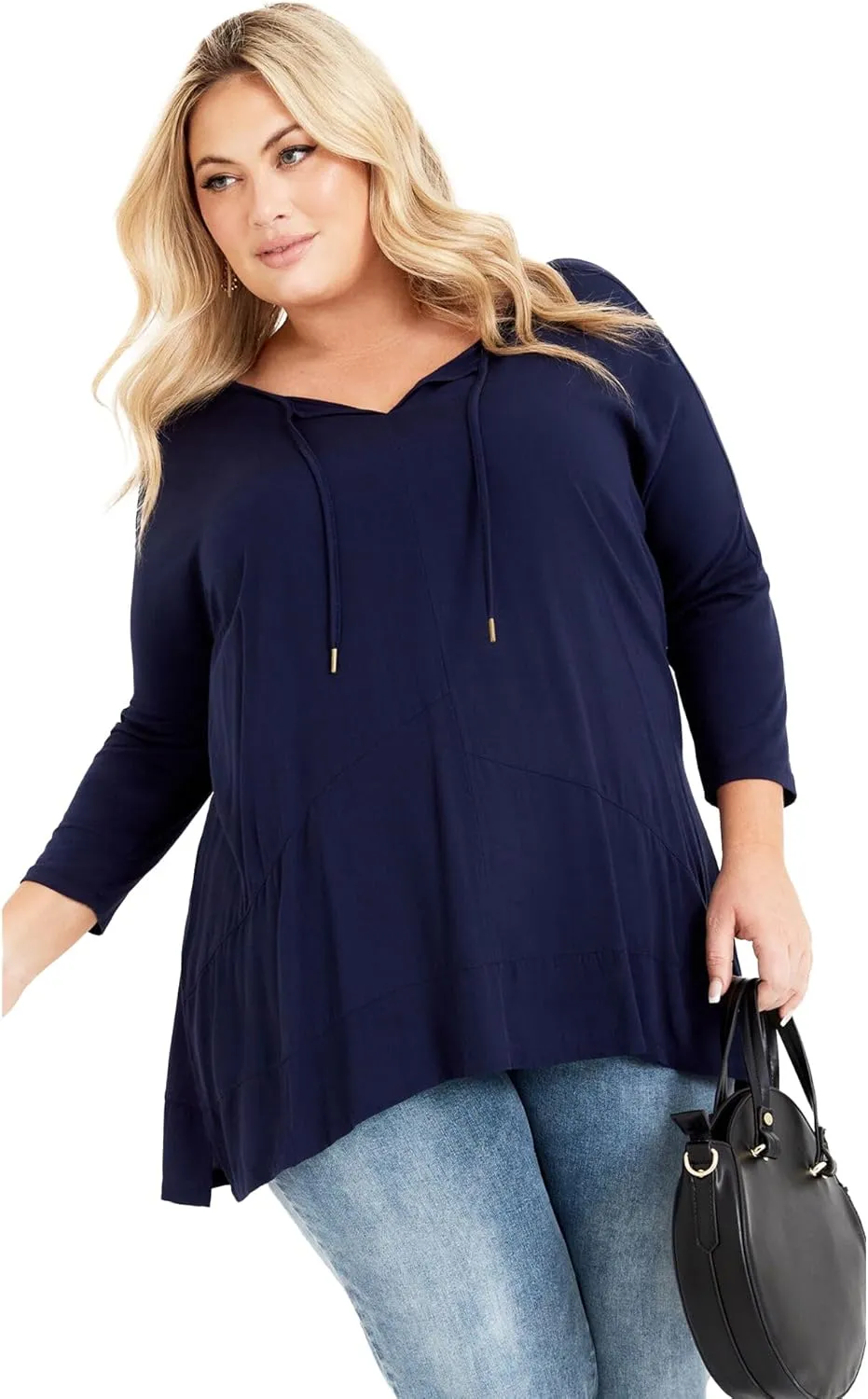 Women's Plus Size Sheila Mix Media Top