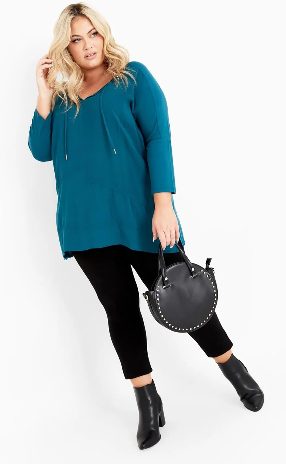Women's Plus Size Sheila Mix Media Top