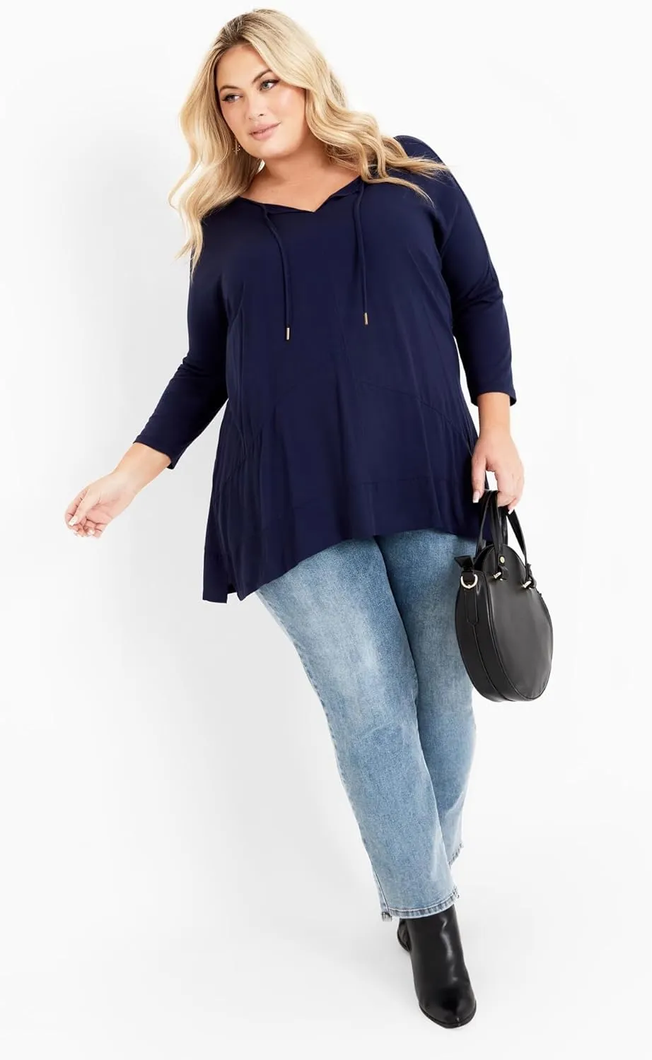 Women's Plus Size Sheila Mix Media Top