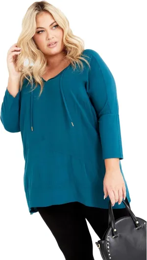 Women's Plus Size Sheila Mix Media Top