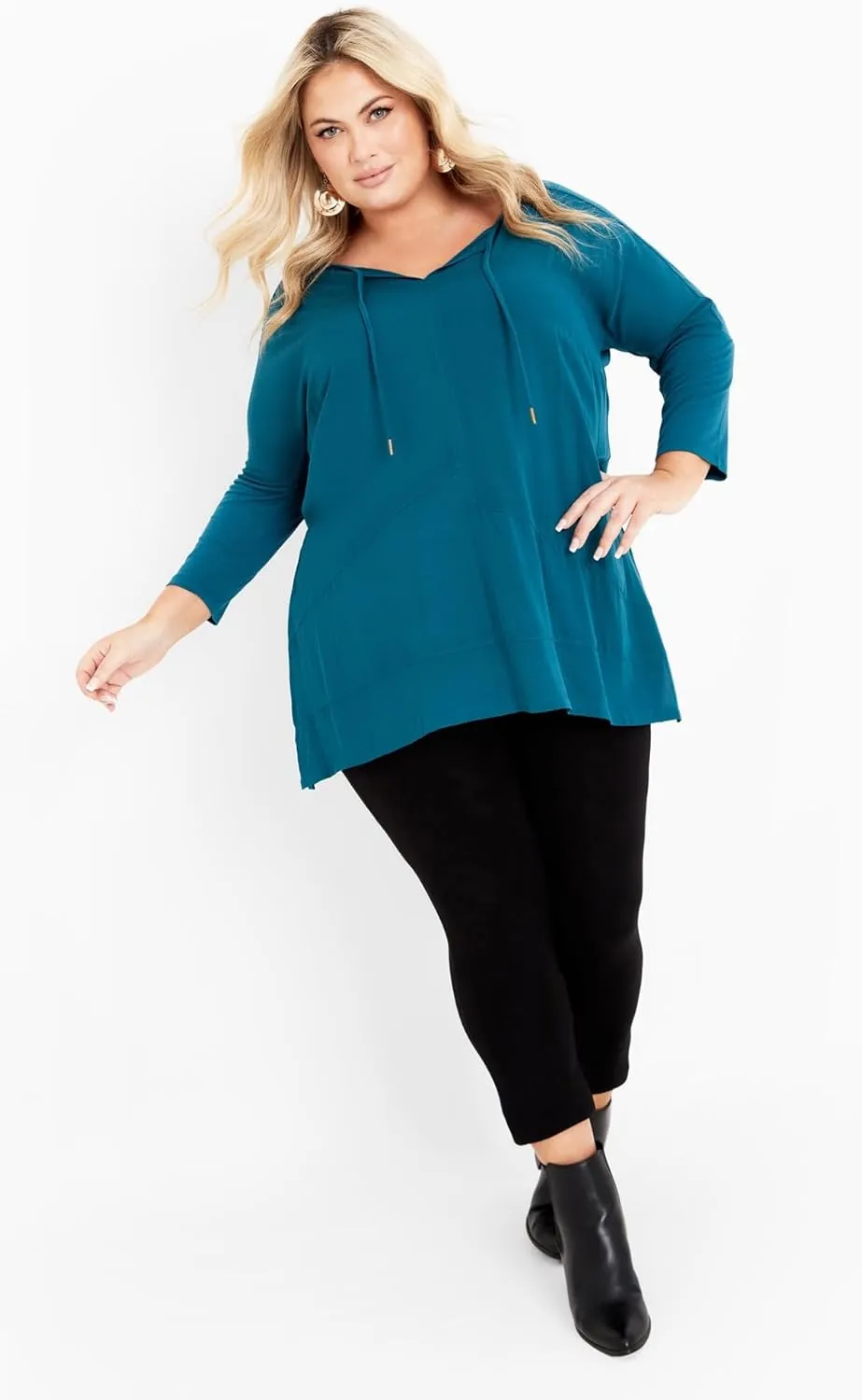 Women's Plus Size Sheila Mix Media Top