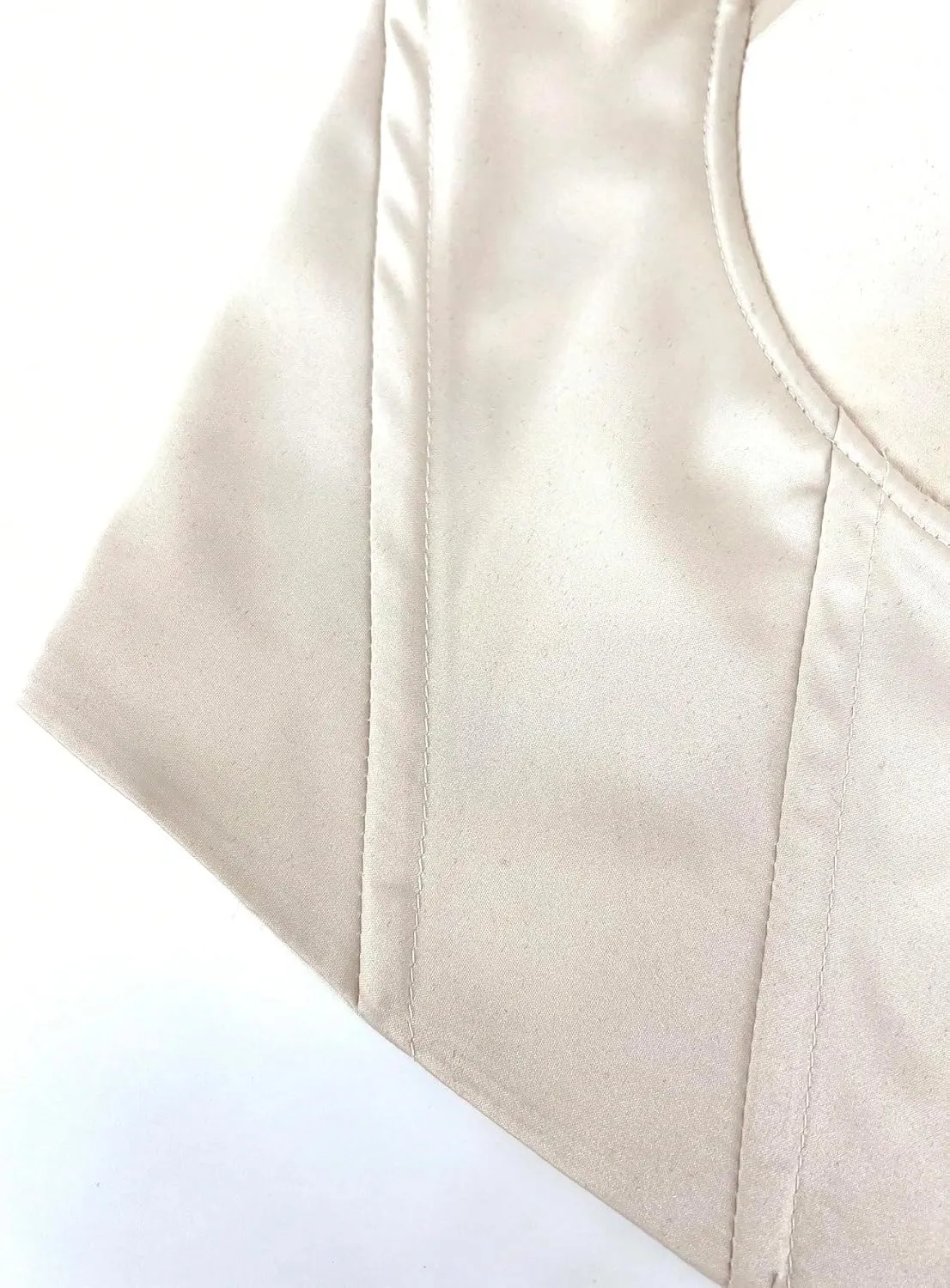 Women's Plus Size Solid Wide Strap Ruffle Trim Lace Up Crop Cami Top Casual Sleeveless Slim Fit Bustier Tank Top