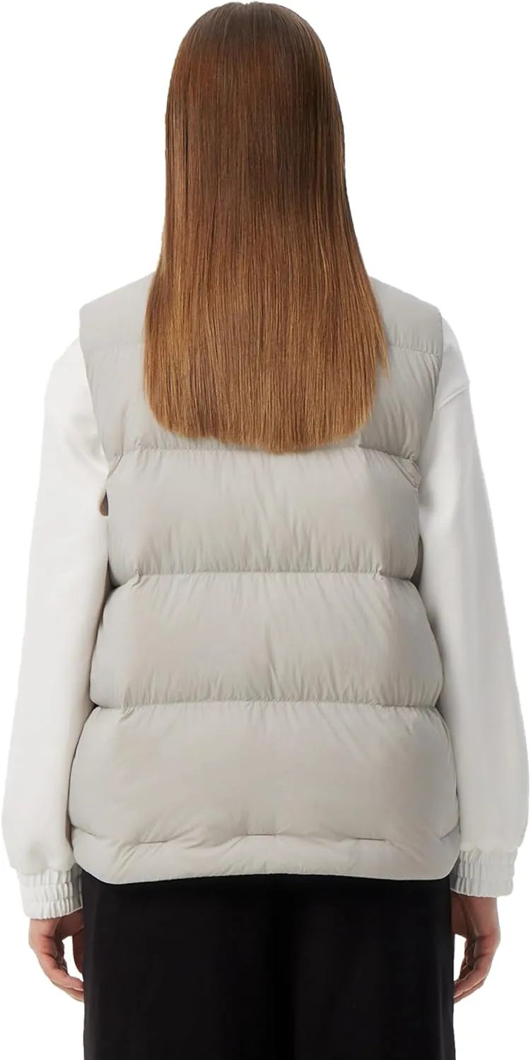 Women's Puffer Vest Lightweight Down Padded Stand Collar Quilted Outerwear