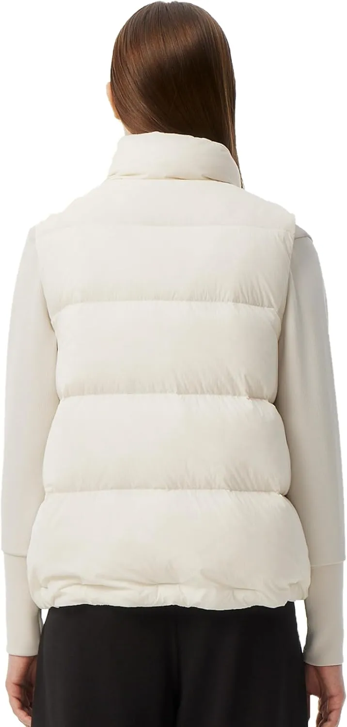 Women's Puffer Vest Lightweight Down Padded Stand Collar Quilted Outerwear