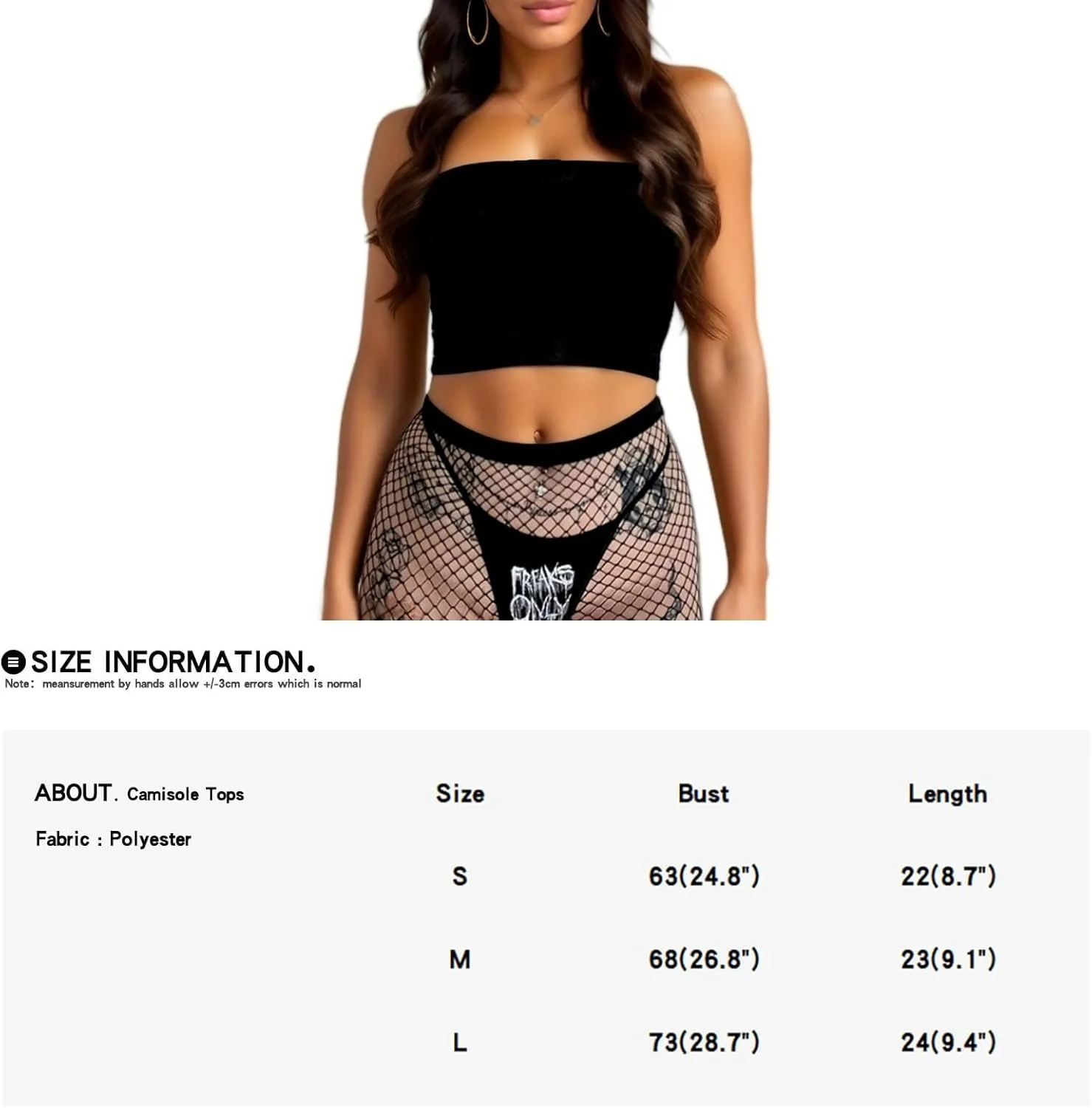 Y2K Graphic Print Strapless Tube Top Off Shoulder Backless Bandeau Tank Goth Harajuku Crop Corset Top Women Aesthetic Clothes