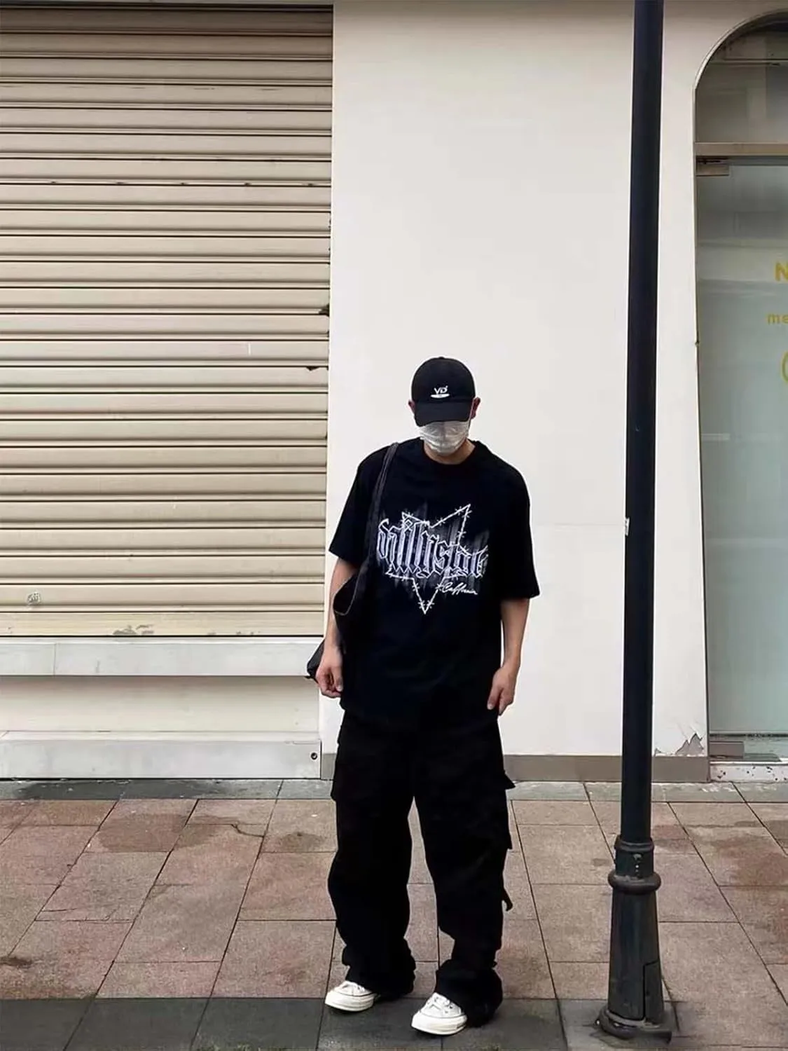 Y2K Shirts Oversized Tshirt for Men Graphic Tee Streetwear Thick Cotton Top
