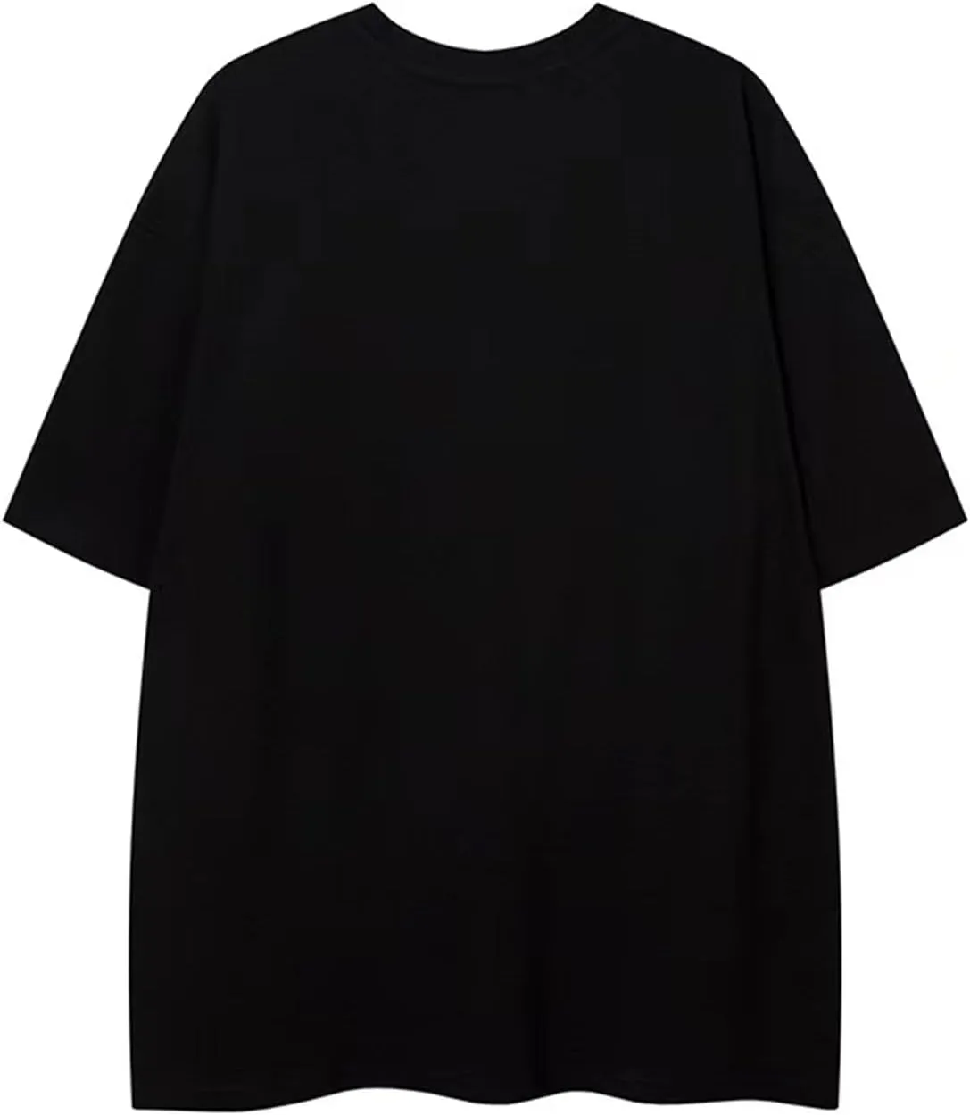Y2K Shirts Oversized Tshirt for Men Graphic Tee Streetwear Thick Cotton Top