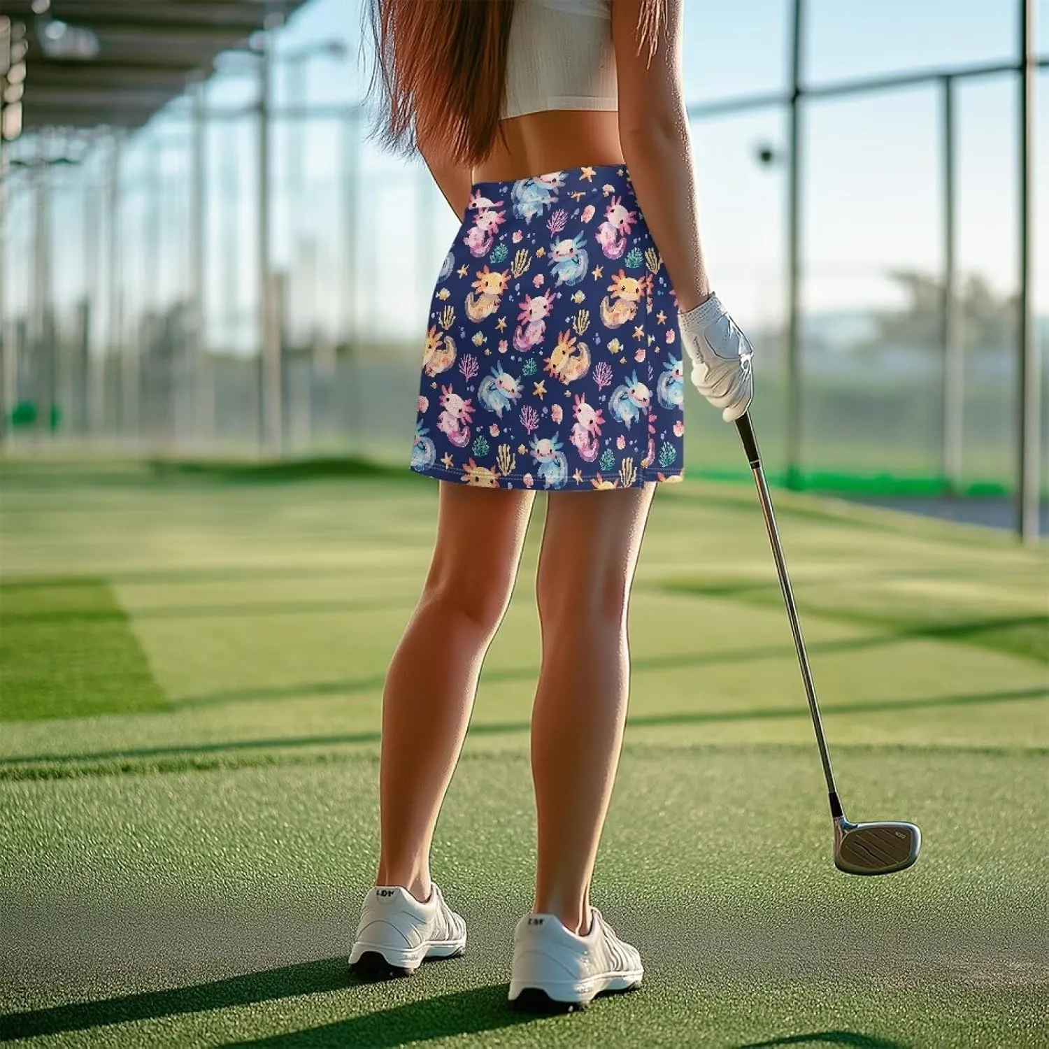 ZFRXIGN Athletic Skorts for Women XS-3XL High Waist Golf Skirt with Shorts Summer Skorts with Pocket