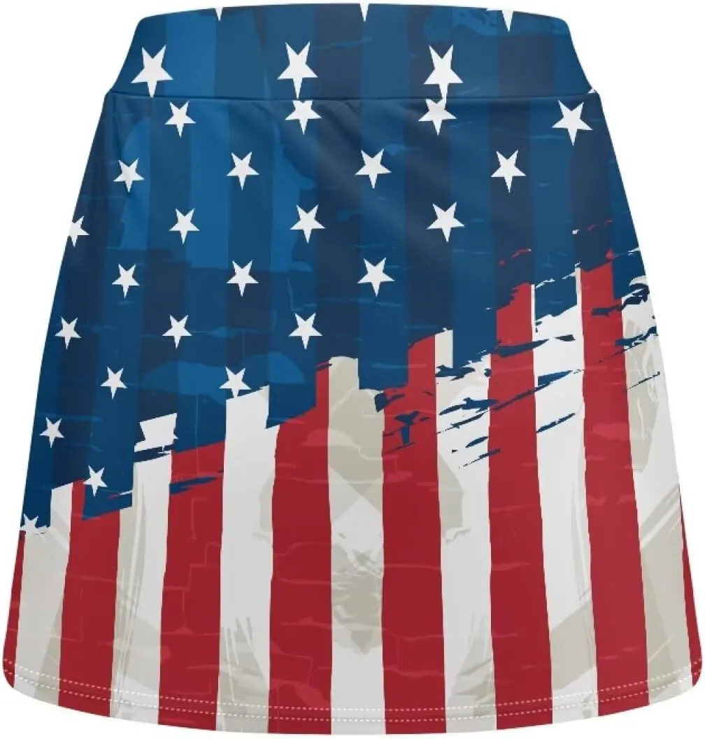 ZFRXIGN Athletic Skorts for Women XS-3XL High Waist Golf Skirt with Shorts Summer Skorts with Pocket